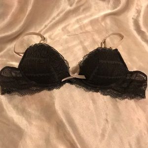 VS Dark Grey Lightly Lined Plunge Demi 34A